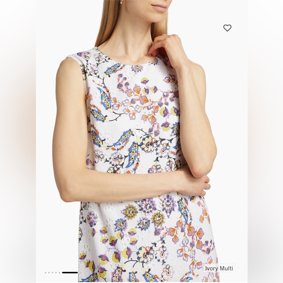 Kobi Halperin Daniela Floral Eyelet Shift Dress XL - Picture 5 of 16